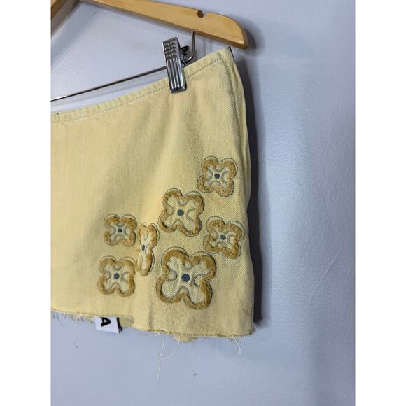I.AM.GIA Fauna Mini Skort Tan Demin Women's XS New - Picture 6 of 16